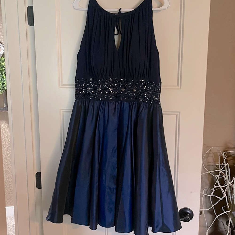 Navy Sleeveless Dress